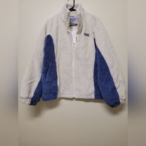 NWT Unisex oversized Aelfric Eden Vintage Color Block Sherpa Coat